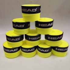 head 안티슬립 테니스라켓 shock tennis 배드민턴 스쿼시 훈련 스웨트 밴드, dry yellow, 1개