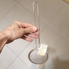 무인양품 스테인리스 그물국자, 1개, 국자