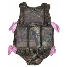 My Pool Pal 여아용 수영복 부유 구명조끼 수영복 - 79303 핑크 모시 오크 카모 XS9.1-13.6kg20-30파운드, My Pool Pal 여아용 수영복 부유 구명조끼 수영