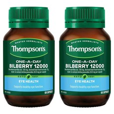 탐슨스 원-어-데이 빌베리 12000 캡슐, 2개, 60정
