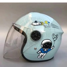 兒童安全帽4-15歲 幼童安全帽含抗UV耐磨長鏡片 男童安全帽 女童安全帽 全包安全帽, 1個, 單獨鏡片,高清鏡片