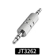 오디오 커플러 어댑터 헤드폰 스피커 마이크 케이블 연장 수리용 남성남성 스테레오 잭 커넥터, JT3262, 4 PCS, 1개