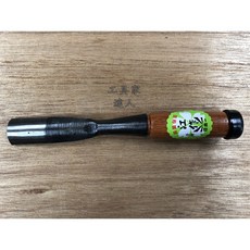 工具家達人 台灣製 江作 丸鑿 鑿刀 修鑿 木工刀 雕刻 榫鑿修整 薄鑿 木作 木製品 雕刻 丸鑿 圓鑿, 1個, 一寸