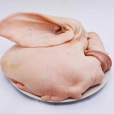국내산 생돼지머리 돼지머리고기 돼지발골머리 한마리분 (냉장) 3.kg 내외 pig head meat 꿀맛컴퍼니, 1개