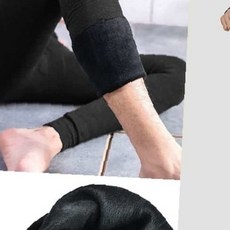 쌍문상회 남자 퍼 레깅스 겨울내복 보온 기모 스판 남성 타이즈 남자레깅스