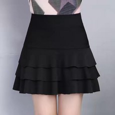 댄스복 3단 스커트 밸리 차밍 캉캉 의상 줌바 스윙 라틴 라인댄스치마 찰랑찰랑 모던 댄스복