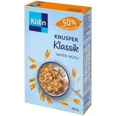 퀼른 오트 크리스피 클래식 뮤즐리 시리얼(50%슈가) 500g, 1개