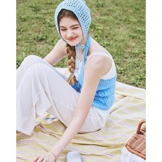 OTZ 니트 헤어 스카프 블루 FLOTFA2S20 311874