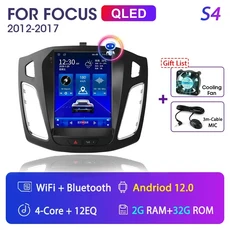 납품전문 Srnubi 2 Din 9.7 "Ford Focus 3 Mk 2011 - 멀티미디어 플레이어 GPS 자동 스테레오 DVD 용 Andro