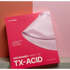 [톤업마스크] 프롬메디 TXA 나이아신아마이드 브라이트닝 마스크팩 4매 미백 광채 잡티케어 즉각톤업 붉은톤 개선 미백토닝 기미면적 축소 윤기부여 멜라닌감소 효과, 2개, 4개입