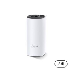 티피링크 AC1200 듀얼 밴드 홈 메시 Wi-Fi 시스템 공유기, Deco E4, 3개