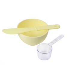 어반뷰티 모델링 팩도구 세트 3종 소형 300ml 100% 국산 직접제조, 1세트, 노랑