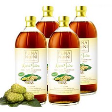 푸나 노니 하와이 푸나노니 원액 946ml 4병 PUNA NONI Juice
