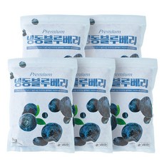 당도높은 무첨가 100% 냉동블루베리 1KG, 1kg(중국), 5개