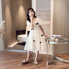 6/18大促 女童連衣裙夏季2025新款兒童洋氣時髦雪紡裙子中大童裝薄款公主裙 JO7D