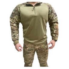 藍貓戰術 ARG IG-SH3116 復刻UFPRO風格 戰術衣 軍綠色 彈力布料透氣版, 多地, 1個