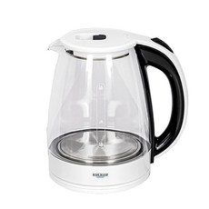 크루거 더글라스 무선포트 2L 과열보호 차단장치 급속가열 유리주전자, KRK-1879