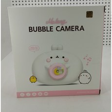 몰랑 버블카메라 버블건 자동비눗방울놀이, 1개