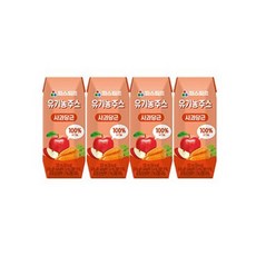 [파스퇴르] 유기농 어린이 주스 사과당근, 125ml, 20개