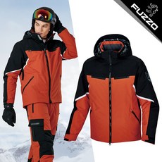 푸조 남여공용 보드스키 방한복 자켓 FZ837-3 다크오렌지_쿠