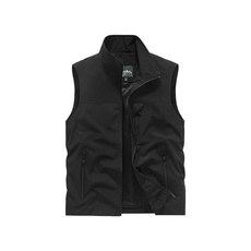 工裝馬甲大尺碼多口袋男坎肩背心 寬鬆輕薄透氣耐磨 春秋夏季戶外登山釣魚攝影露營運動防潑水戰術背心