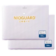 NIOGUARD 니오가드 S 사이즈 100매입 (라벤더 / 2개 세트 200매) 일본 제조 국내 생산 방취백 쓰레기봉투 음식물 쓰레기 기저귀 요양 반려동물 재난 대비 냄새가 나지