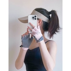 健身手套女半指騎行運動夏季薄透氣防滑耐磨男器械訓練防起繭擼鐵, 粉色全指,L, 1個