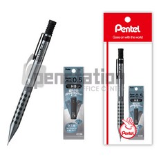 펜텔 스매쉬 다아아몬드 메탈릭 컬러 샤프 0.5mm + 샤프심 세트(한정판), 1팩, 다이아몬드 메탈릭 1개+HB샤프심 1개