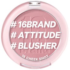 16 brand 元氣少女雲霧腮紅 #attitude #blusher 16 cheek shot, 紫丁香色, 1個