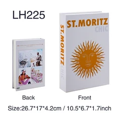 여행 시리즈 가짜 책 장식 커피 테이블 거실 패션 소품 홈 인테리어 모델 룸 IBIZA CAPRI, 02 Not Open, 37 PL208
