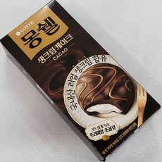 [과자먹깨비] 롯데 몽쉘 생크림케이크 카카오, 204g, 1박스