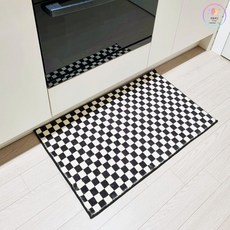 Meplanet 棋盤格紋圖案腳踏墊