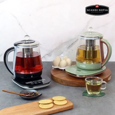 스칸디노티아 그랜드 티포트/티메이커 더블구성 그린/블랙 2종세트, SCN-2210