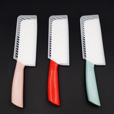 에코 세라믹 사각 식도 코팅칼 주방칼 식칼 세라믹칼 항균칼, 레드, 1개