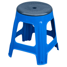 국산 회전 의자 파랑 간이 보조 플라스틱 야외 행사 파라솔 편의점 학교 포장마차 포차, 1개, 상세페이지 참조