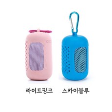 애니파니 스포츠 아이스 쿨 타올, 스카이블루+라이트핑크, 1개