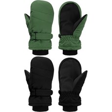 새틴이오르 키즈 스노우 미튼 방수 겨울 스키 장갑 따뜻한 두꺼운 눈 소녀와 소년용