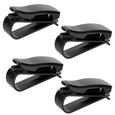 SBULHIA 자동차 2개 행거 홀더 안경 선글라스 선바이저용 있는 티켓 클립이 카드, 4개.