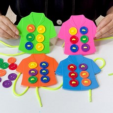 새봄 단추 실끼우기 어르신 손놀이 장난감 치매예방 시니어 복지관 노인활동교구, 1개
