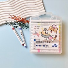 筆樂 PENROTE 柴語錄 36色丙烯麥克筆, 詳見包裝, 383.8g