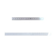 플로엠 스테인레스 스틸자 15cm/30cm 디자인 제도용 산업용 쇠자 철자 1개 옵션, 15cm