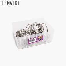 벡스트리아 카드링 40mm 50개 제본링 키링고리 다용도링 실버링