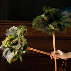 家用鴕鳥毛雞毛撣子 清潔縫隙灰塵, 小號芰荷鴕羽撣 小巧可愛, 1個