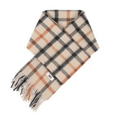 [백화점 정품] 닥스 셔츠 [메세지카드 ]캐시미어100 남녀공용 하우스체크 머플러DLW1ACF2101-I1