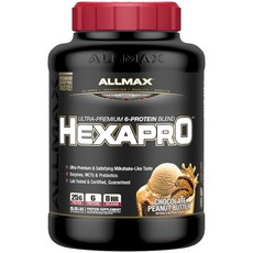 ALLMAX 運動蛋白粉 草莓奶昔味, 巧克力花生醬, 1個, 2.5 公斤