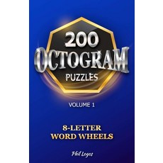 200 Octogram Puzzles: 8-Letter Word Wheels - Volume 1 Paperback, Blue Horizon Publishing, English, 9781914321054