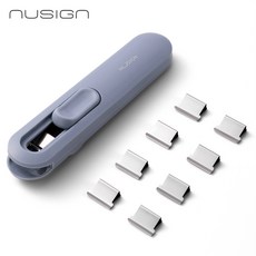 누사인 페이퍼 클립퍼 그린 논슬립 16mm NS085-B, 1세트, 1개입, 작은