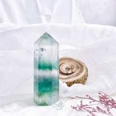 irocore 螢石柱 透綠水色 帶彩虹光, 1個