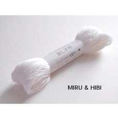 사시코 자수 호비라호비레 실, 1개, 101