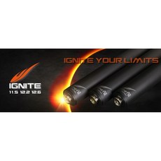 國華撞球 MEZZ黑前節 Wavy2木牙 MEZZ鐵牙 IGNITE 11.5/12.2/12.6mm撞球桿, 1個, MEZZ14鐡牙,12.2mm